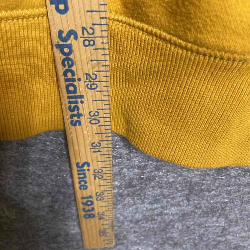 Goodfellow Sweater Mens XXL Yellow Blue Pullover Long Sleeve Crew Neck Adult - Picture 6 of 10